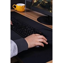 After Times Xxxl Mousepad Mat Siyah Büyük Boy Oyun ve Çalışma Için Geniş 120X60CM Mousepad