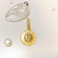 Altın Ofisi Çeyrek Altınlı Charm Açılır Kilitli Kolye