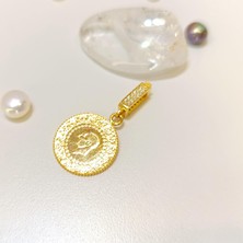 Altın Ofisi Çeyrek Altınlı Charm Açılır Kilitli Kolye