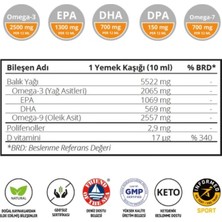 Zinzino Balance oil+ Prime Set (1 Adet 300 ml + 1 Adet 100 ml + 1 Adet Ölçek Kabı) + Portakal Limon Nane Aromalı
