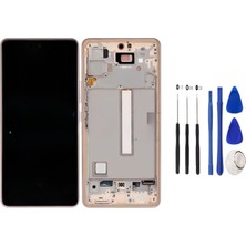 Tkgz - Samsung Galaxy A53 -5G Uyumlu Lcd Ekran Dokunmatik   ÇITALI GOLD + TAMİR SETİ