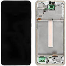 Tkgz - Samsung Galaxy A33 5G SM-A336 Uyumlu Lcd Ekran Dokunmatik  ÇITALI BEYAZ