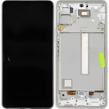 Tkgz - Samsung Galaxy A53 -5g Uyumlu LCD Ekran Dokunmatik Çıtalı Beyaz