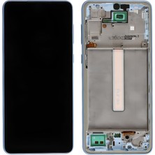 Tkgz - Samsung Galaxy A33 5G SM-A336 Uyumlu Lcd Ekran Dokunmatik  ÇITALI MAVİ
