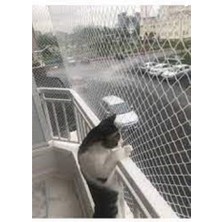 Ünal File 2,50X17 Metre Kedi Filesi Balkon Filesi Sık Dokuma Kalın Kuş Filesi 2 Milim