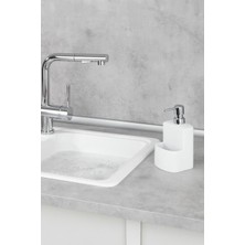 Sabunluk Bulaşık Süngeri İçin Ekstra Bölme, Kapasite 380 ml Sabunluk