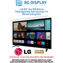 BG Display Lg 65'' Inç 165 Ekran Televizyonlar Için Uyumlu Tv Ekran Koruyucu