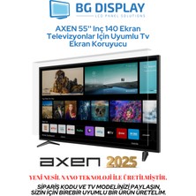 BG Display Axen 55'' Inç 140 Ekran Televizyonlar Için Uyumlu Tv Ekran Koruyucu