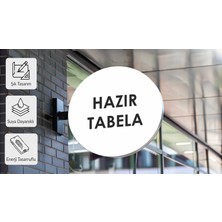 Işıklı Hazır Fener Tabela 50X50CM Çift Yön