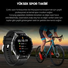 Amoled Ekran Silikon Metal Iki Kordonlu Ultimate Design Watch 4 Pro Akıllı Saat