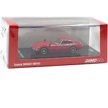Oyuncakmatik 1:64 Diecast Toyota 2000GT MF10 Solar Red Inno Model Araba