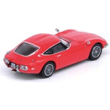 Oyuncakmatik 1:64 Diecast Toyota 2000GT MF10 Solar Red Inno Model Araba