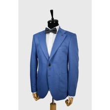 Avvenente Slim Fit Mono Yaka Torba Cep Puantiyeli Ceket