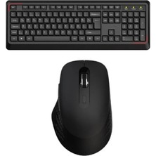 Wireless Kablosuz Q Klavye Mouse Seti Ofis Tipi Sessiz LED Aydınlatma