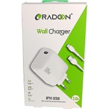 Rdo-12 Ip Uyumlu 18W 3 Amper Lightning Hızlı Şarj Aleti Quick Charger