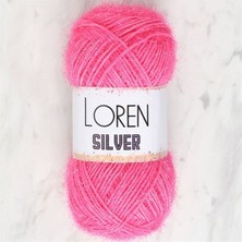 Loren Silver Koyu Pembe El Örgü İpi- RS0016 - 34076
