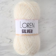 Loren Sılver Beyaz El Örgü İpi- RS0064 - 34070