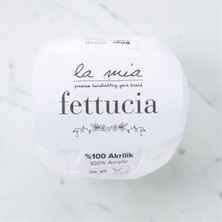 La Mia Fettucia Beyaz El Örgü İpi- L001 - 33877