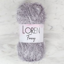 Loren Furry Gri El Örgü İpi- RF006 - 34045