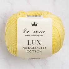 La Mia Lux Mercerized Cotton Sarı El Örgü İpi- 177 - 33753