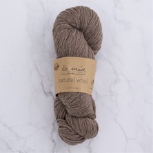 La Mia Natural Wool Açık Kahverengi El Örgü Ipi - H5 - 33604