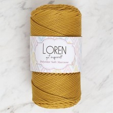 Loren Polyester Soft Macrame Hardal El Örgü Ipi - LM061 - 34449