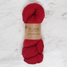 La Mia Natural Wool Koyu Kırmızı El Örgü Ipi - L893 - 34395