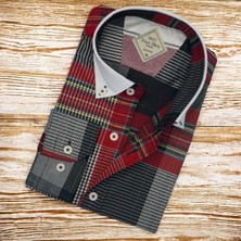 Eren Style Pamuklu Uzun Kollu Oxford  Erkek Gömlek (Regular Kalıp)