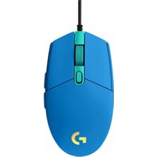 G203 Lightsync Kablolu Oyuncu Mouse Mavi Yeni Model 542167 Sphere 917250
