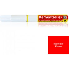 Kementaş Tam Örtücü Rötuş Kalemleri 866 08 979 (Kırmızı) Tam Örtücü Rötuş Kalem