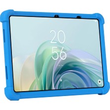 ZHKJ Shop Tcl Tab 11 Gen 2 Siyah Için Tutuculu Silikon Tablet Kılıfı (Yurt Dışından)