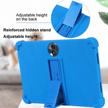 ZHKJ Shop Tcl Tab 11 Gen 2 Siyah Için Tutuculu Silikon Tablet Kılıfı (Yurt Dışından)