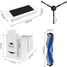 RelicRealm Xiaomi Robot Vakum Için Ana Silindir Fırçası Sarma Önleyici Parçalar (Yurt Dışından)