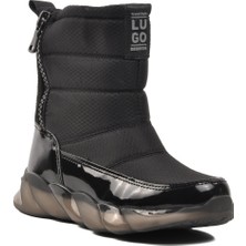 Lugo Siyah Rugan Kadın Kar Botu