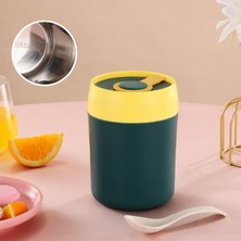 Seyahat Çorba Kupası ve Kaşık – Mikrodalgaya Uygun, Kapalı Kahvaltı ve Çorba Kupası Öğrenciler ve Çalışanlar Için (Yurt Dışından)