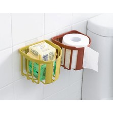 Ttt Yapışkanlı Çok Fonksiyonlu Banyo Organizeri Beyaz