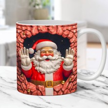 Noel Şişirilebilir Kardan Adam Kupası – Şişkin Tasarımlı Noel Baba Kupası, Noel Için 15OZ ve 11OZ Kahve Kupaları (Yurt Dışından)