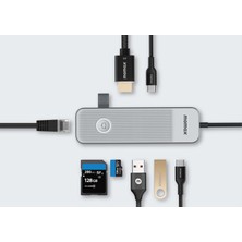 Momax Onelınk 8 In 1 Usb-C 100W Hub DH18