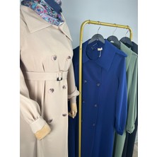 Moda 0301 Gömlek Yaka Kuşaklı Trenckot