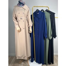 Moda 0301 Gömlek Yaka Kuşaklı Trenckot