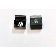 Clıo V Sandero Cam Düğme Butonu Krom Uçlu