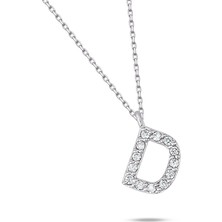 I'm Diamond D Harfi Pırlanta Kolye