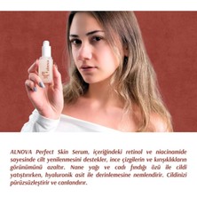 Alnova Niasinamid & Retinol & Hyaluronik Asit İçeren Yüz Serumu - Perfect Skin Serum