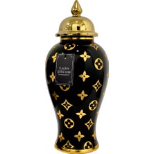 Siyah Gold Seramik Küp Büyük