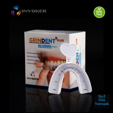 Invoker Diş Gıcırdatma Diş Sıkma Çene Sıkma Önleyici Yüksek Kalite Bruksizm Aparatı Silikon Gece Plağı No:2 Orta Yumuşak