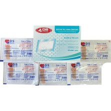 Ds Sağlık Su Geçirmez Şeffaf Pu Film Pedli Örtü- Deniz,havuz,banyo Örtüleri 5cm x 7,5 cm ( 50 Adet )