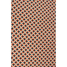 Sardo Kumaş Geometrik Desen Dijital Baskılı Anna Poplin En 1,50  cm