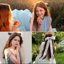 Samantha Uzun Saten Fiyonk Toka