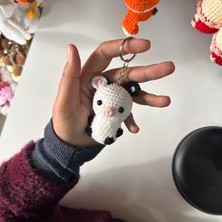 Marifetli Tığım Amigurumi Örgü Inek Anahtarlık / Çanta Süsü / Pinterest Anahtarlık