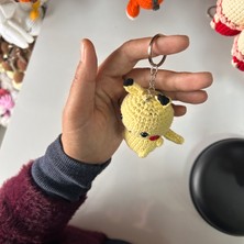 Marifetli Tığım Elişi Pikachu Amigurumi Anahtarlık / Pinterest / Arkadaş Hediye